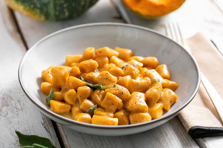 Gluten-free pumpkin gnocchi
