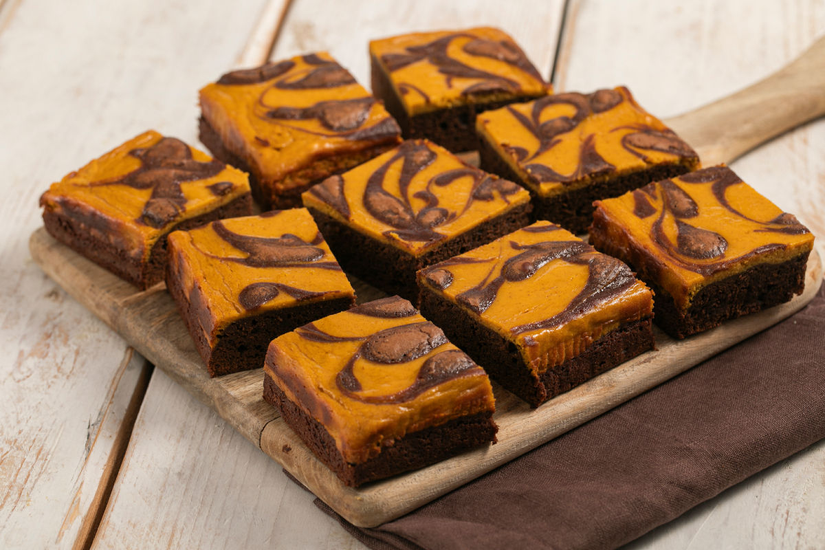 Pumpkin and Chocolate Brownies