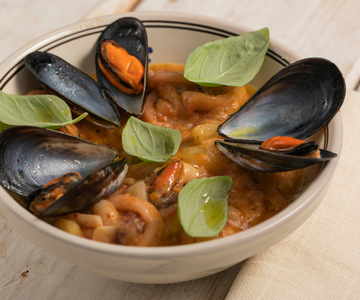 Seafood Pasta and Potatoes