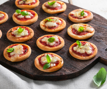 Gluten-free mini pizzas
