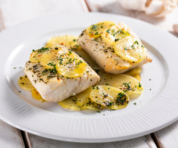 Baked Cod with Potatoes