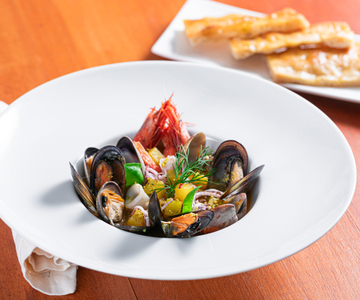 Bouillabaisse with Genoese focaccia