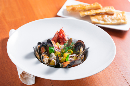 Bouillabaisse with Genoese focaccia