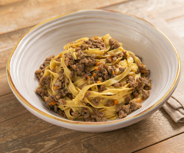 Tagliatelle with white ragù