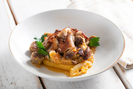 Revisited Cassoeula with Polenta