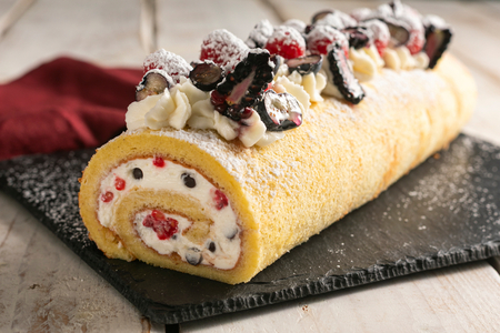 Gluten-Free and Lactose-Free Christmas Roll
