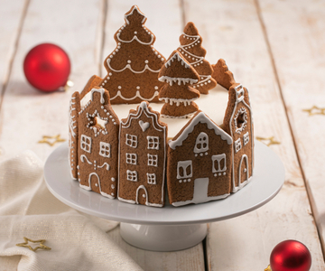 Gingerbread House Cake