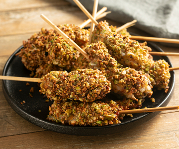 Pistachio Shrimp Skewers