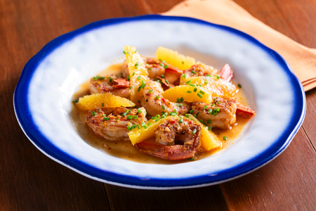 Orange Prawns