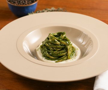 Pasta with Black Kale and Stracchino