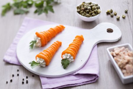 Stuffed Puff Pastry Carrots
