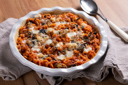 Baked Anelletti with Eggplants