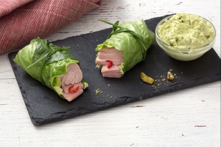 Tuna Stuffed Lettuce Wraps