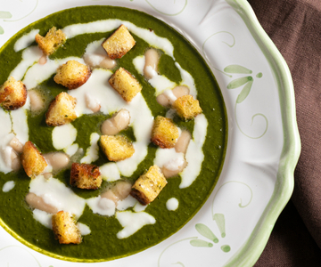 Creamy Tuscan Kale and Cannellini Bean Soup