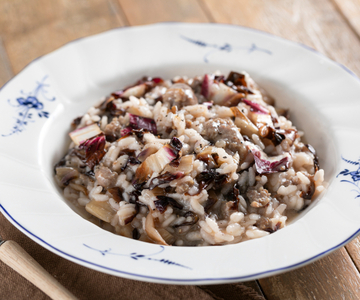 Radicchio and Sausage Risotto