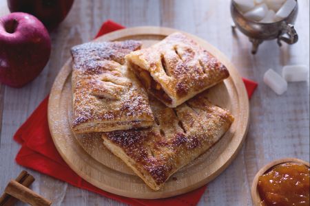 Puff Pastry Bundles with Apple Heart