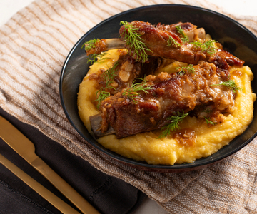 Pork Ribs with White Wine and Wild Fennel