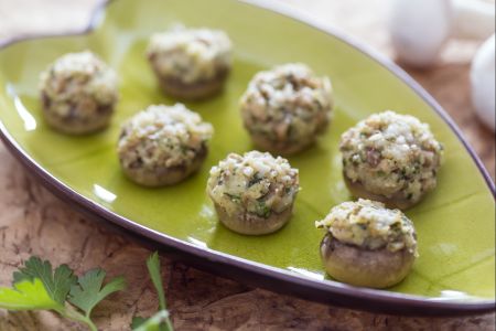 Stuffed Mushroom Caps