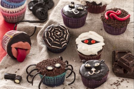 Monstrous Halloween Cupcakes