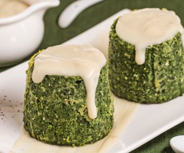 Spinach Flans