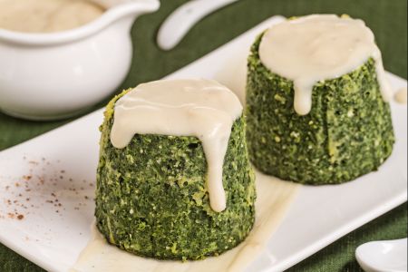 Spinach Flans
