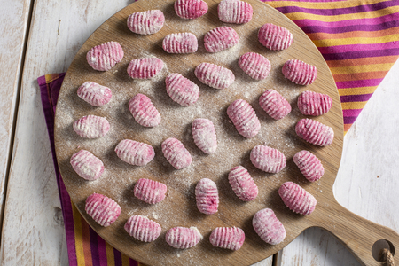 Beet Gnocchi