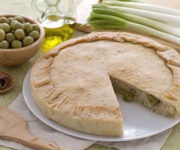 Calzone with Spring Onions