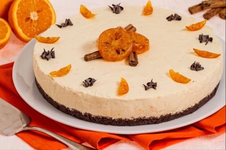 Orange and Cinnamon Cheesecake