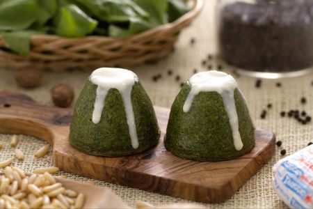 Spinach and Taleggio Flan