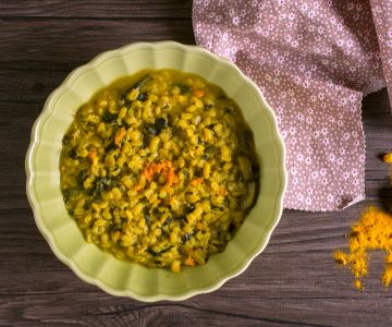 Barley Vegetable and Turmeric Soup