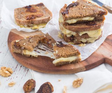 Fig and Walnut Toast with Bettelmatt Cheese