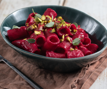 Beetroot and Gorgonzola Pasta