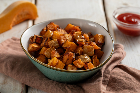 Diced Pumpkin in Air Fryer