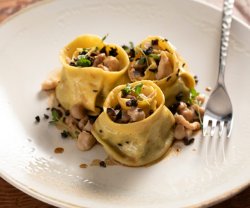 Stuffed Pappardelle with Rabbit Ragù