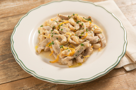 Veal Strips with Cashews