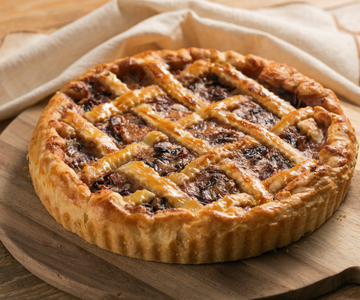 Savory Radicchio and Gorgonzola Tart