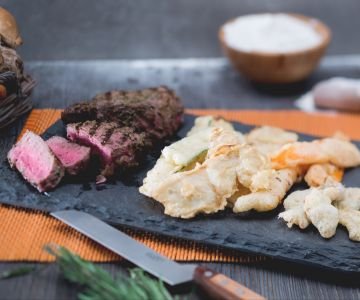 Autumn Vegetable and Meat Tempura