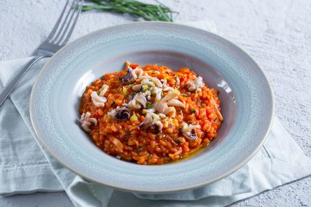 Cuttlefish and Tomato Risotto