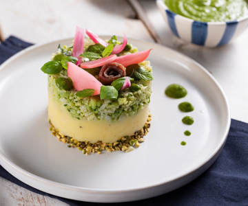 Potato and Broccoli Cake