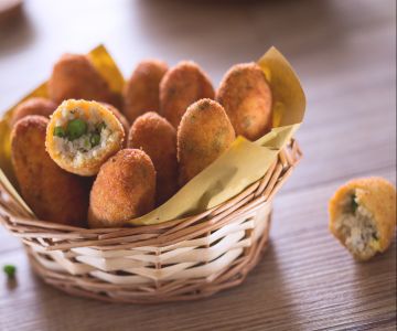 Chicken and Pea Croquettes