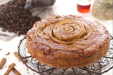 Coffee Spiral Cake