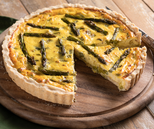 Savory Pie with Ricotta and Asparagus