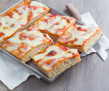 Sheet Pan Pizza with Sourdough