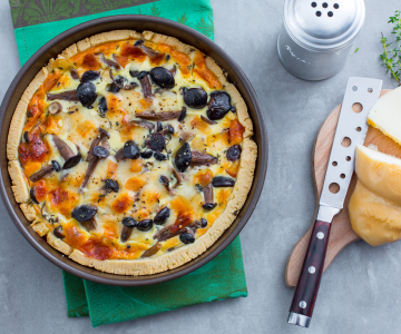 Savory Pie with Honey Mushrooms