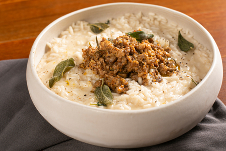 Risotto with Backyard Ragù