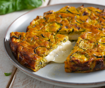 Zucchini Frittata with Provola