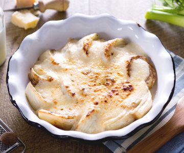 Fennel Gratin with Bechamel