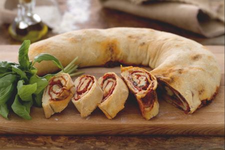 Rolled pizza (Stromboli)