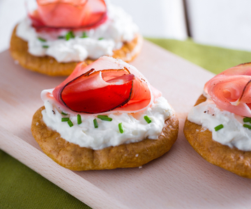 Savory mini flatbreads