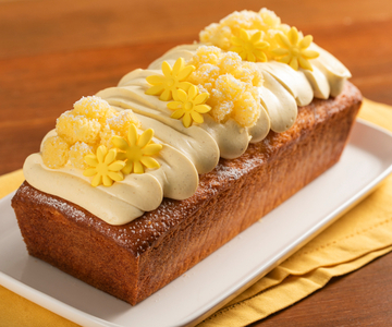 Mimosa loaf cake
